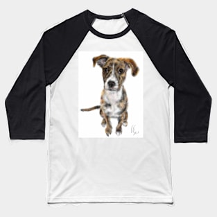A Very Happy Puppy Dog Pooch Baseball T-Shirt